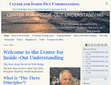 Tablet Screenshot of insideoutunderstanding.com